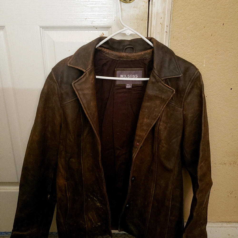 Leather jacket